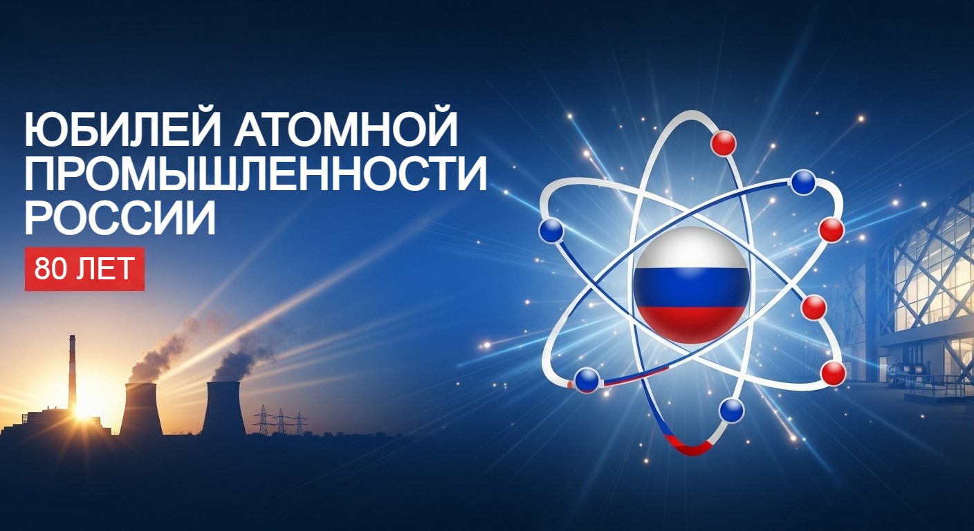 Поздравляем с юбилеем атомной промышленности России.
